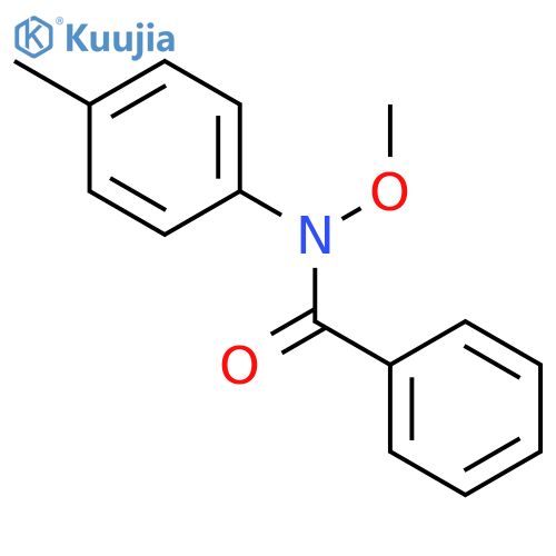 Benzamide, N-methoxy-N-(4-methylphenyl)- structure
