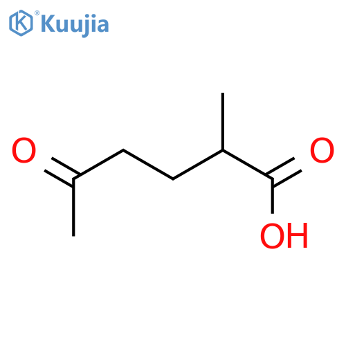 2-methyl-5-oxohexanoic acid structure