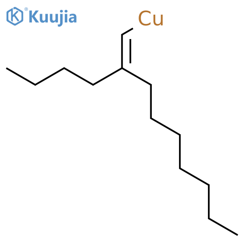 Copper, (2-butyl-1-nonenyl)- structure