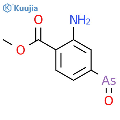 Benzoic acid,2-amino-4-arsenoso-, methyl ester structure