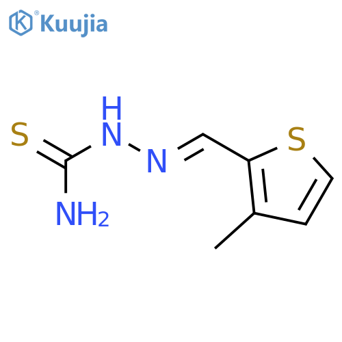 {(3-methylthiophen-2-yl)methylideneamino}thiourea structure
