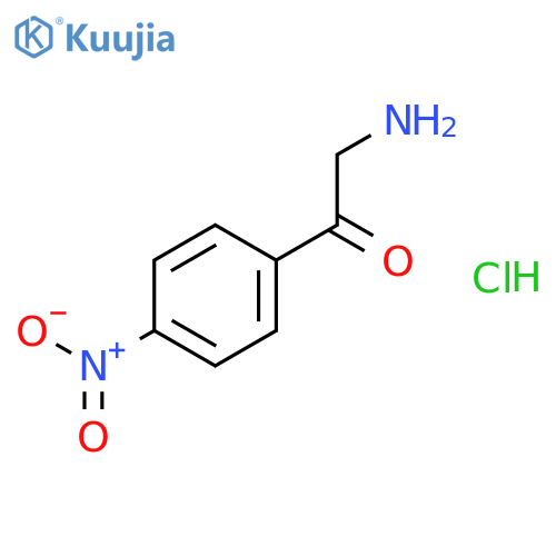 2-Amino-1-(4-nitrophenyl)ethanone hydrochloride structure