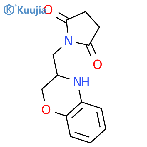 2,5-Pyrrolidinedione, 1-[(3,4-dihydro-2H-1,4-benzoxazin-3-yl)methyl]- structure