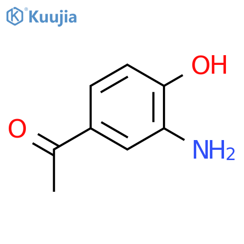 1-(3-amino-4-hydroxyphenyl)ethan-1-one structure