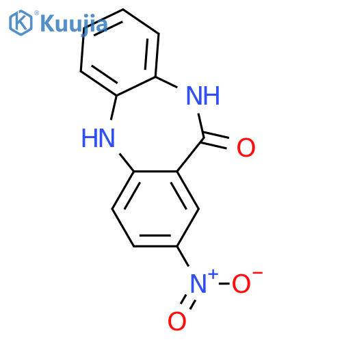 11H-Dibenzo[b,e][1,4]diazepin-11-one, 5,10-dihydro-2-nitro- structure