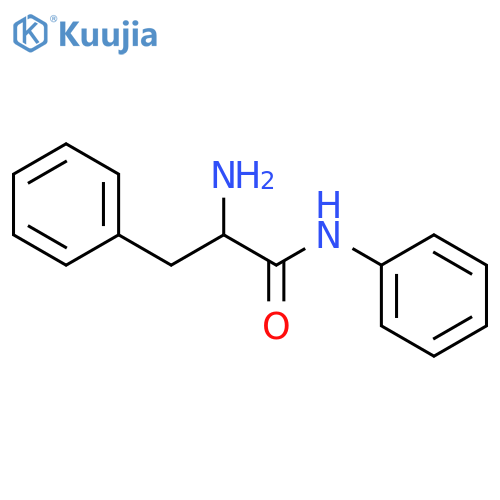 2-Amino-N,3-diphenylpropanamide structure