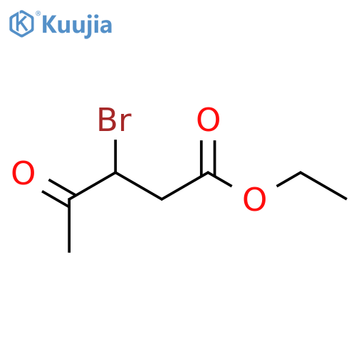 Ethyl 3-bromo-4-oxopentanoate structure