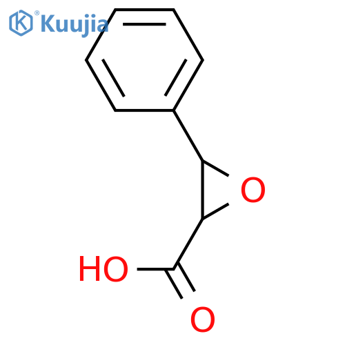 3-Phenyloxiranecarboxylic acid; (2RS,3SR)-form structure