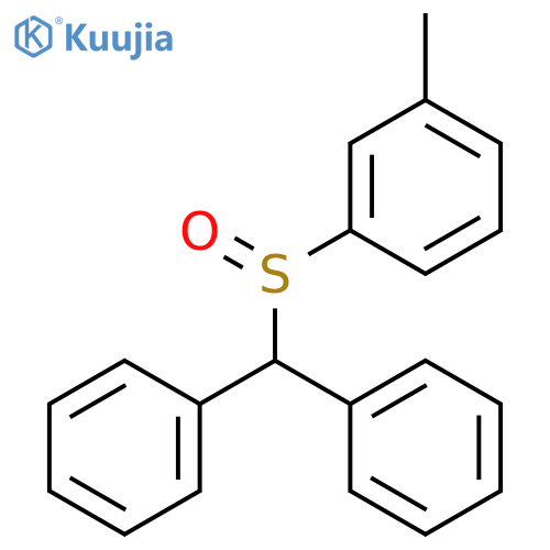 Benzene,1-[(diphenylmethyl)sulfinyl]-3-methyl- structure