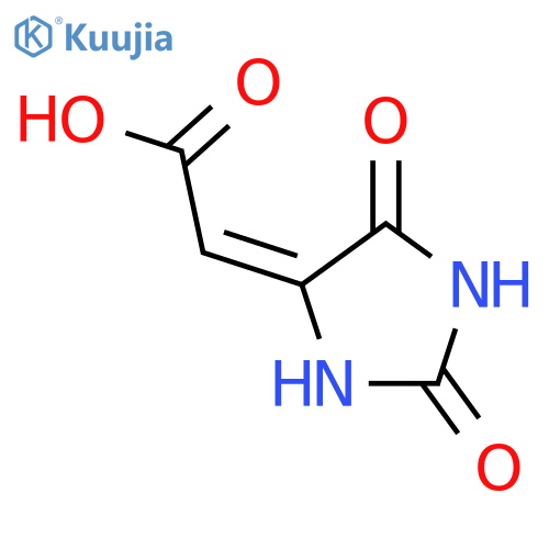 Acetic acid,2-(2,5-dioxo-4-imidazolidinylidene)- structure