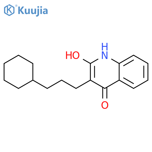 3-(3-cyclohexylpropyl)-4-hydroxy-1h-quinolin-2-one structure