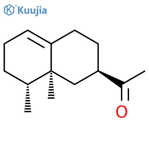 Ethanone, 1-[(2R,8R,8aS)-1,2,3,4,6,7,8,8a-octahydro-8,8a-dimethyl-2-naphthalenyl]- structure