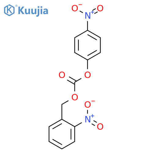 CARBONIC ACID, 4-NITROPHENYL (2-NITROPHENYL)METHYL ESTER structure