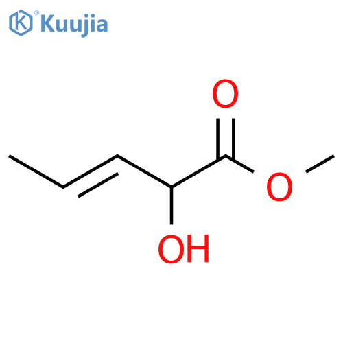 3-Pentenoic acid, 2-hydroxy-, methyl ester structure