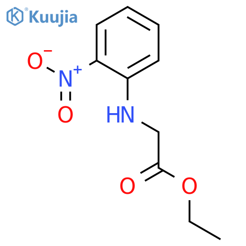 ethyl 2-(2-nitrophenyl)aminoacetate structure