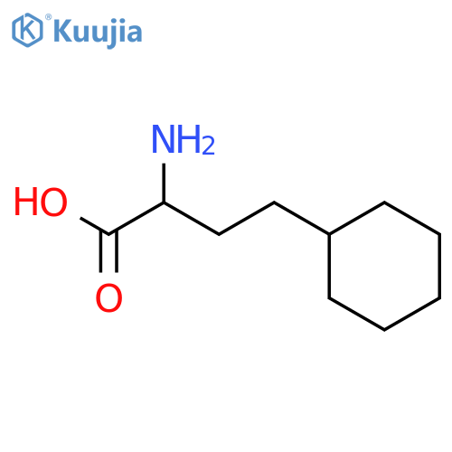 2-amino-4-cyclohexyl-butanoic acid structure