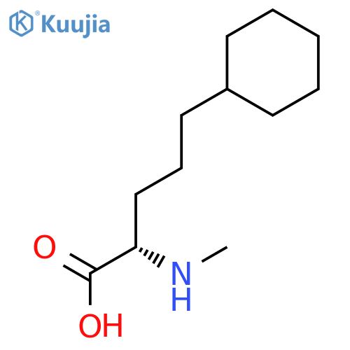Cyclohexanepentanoic acid, a-(methylamino)- structure