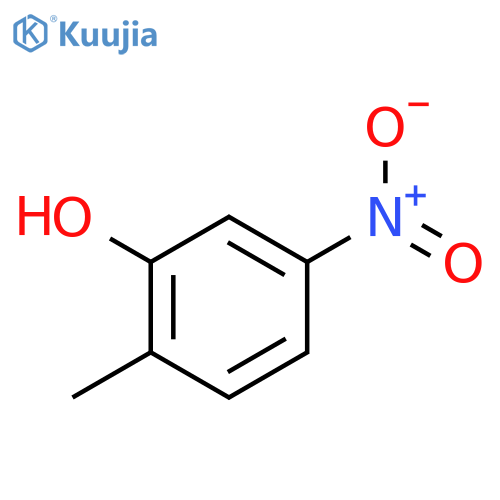 2-Methyl-5-nitrophenol structure