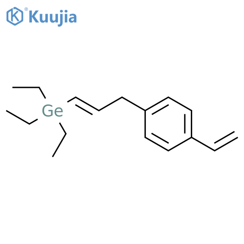 GERMANE, [(1E)-3-(4-ETHENYLPHENYL)-1-PROPENYL]TRIETHYL- structure