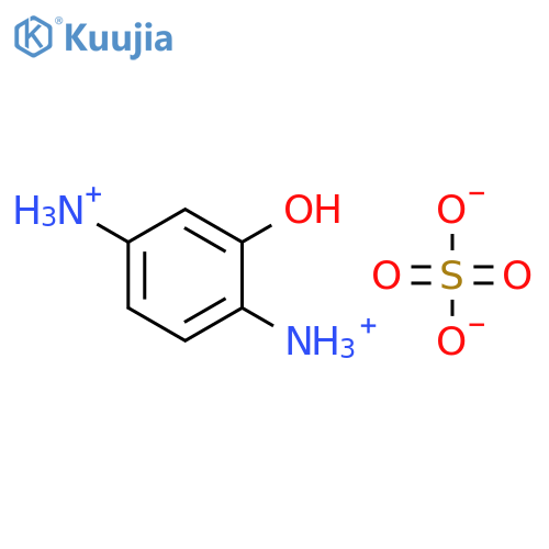 (4-Ammonio-2-hydroxyphenyl)ammonium sulphate structure