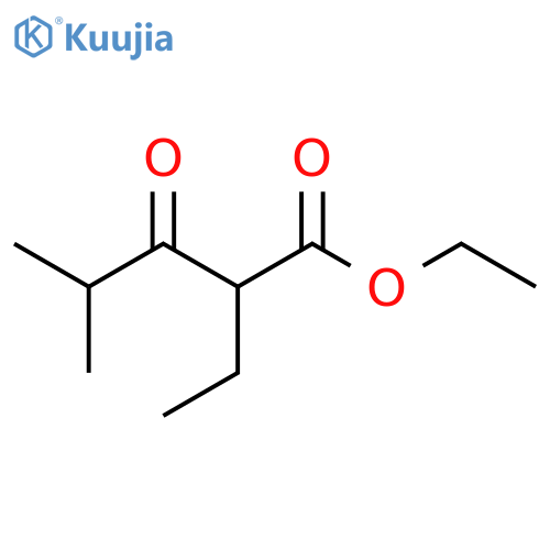 ethyl 2-ethyl-4-methyl-3-oxopentanoate structure