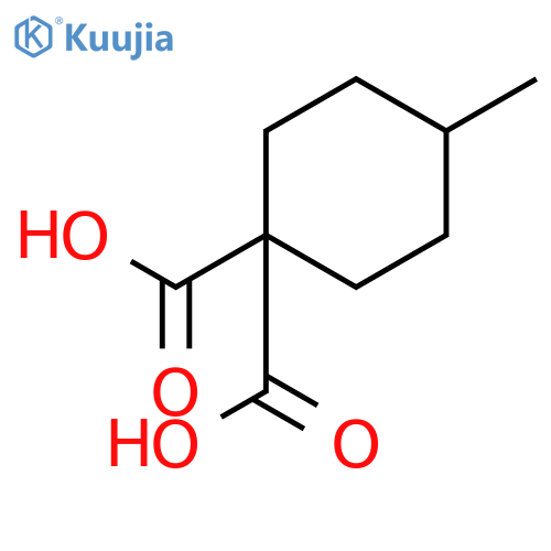4-Methylcyclohexane-1,1-dicarboxylic acid structure