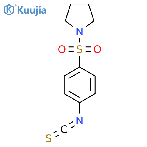 1-(4-Isothiocyanatophenyl)sulfonylpyrrolidine structure