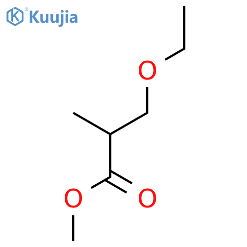 PROPANOIC ACID, 3-ETHOXY-2-METHYL-, METHYL ESTER structure