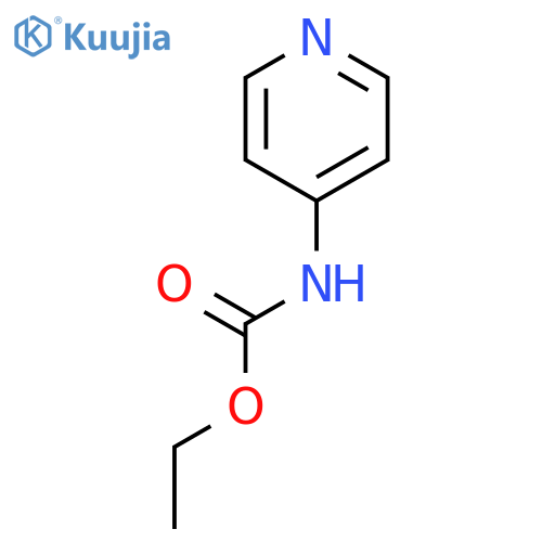Ethyl pyridin-4-ylcarbamate structure