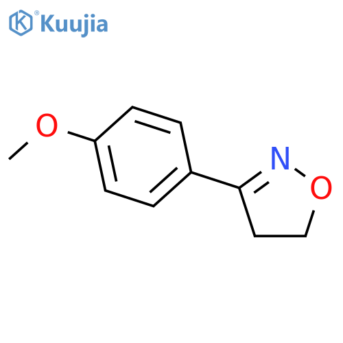 Isoxazole, 4,5-dihydro-3-(4-methoxyphenyl)- structure