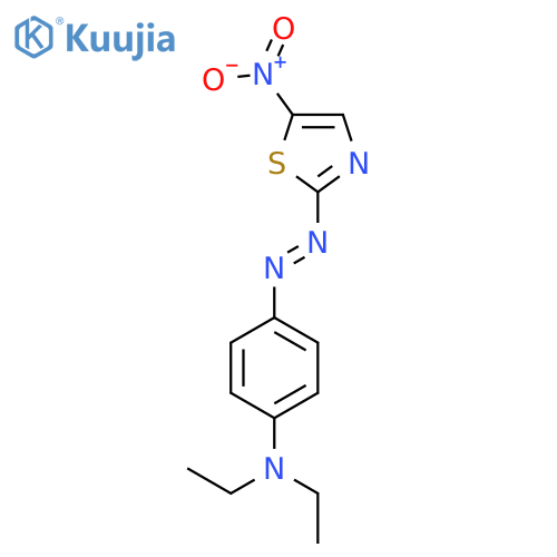 N,n-diethyl-4-[(5-nitro-2-thiazolyl)azo]benzenamine structure