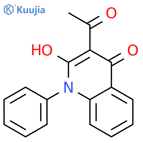 3-Acetyl-4-hydroxy-1-phenyl-2(1H)-quinolinone structure