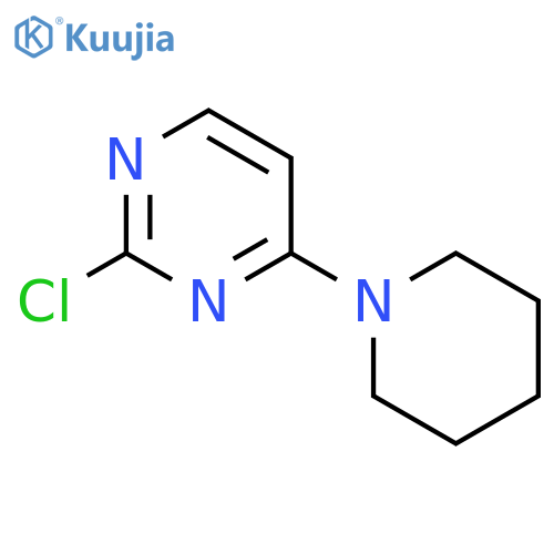 2-Chloro-4-(piperidin-1-yl)pyrimidine structure