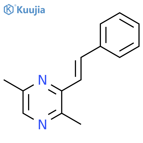 2,5-dimethyl-3-styryl-pyrazine structure