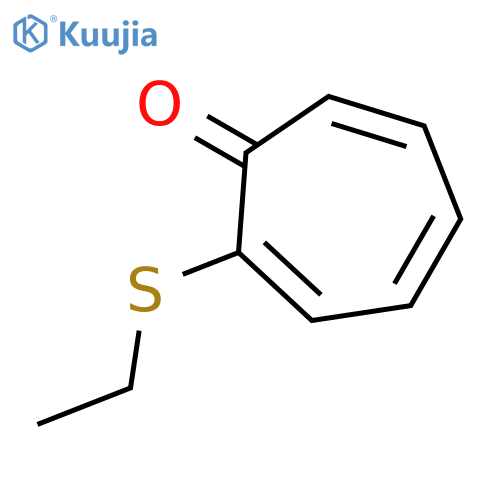 2-(ethylsulfanyl)cyclohepta-2,4,6-trien-1-one structure