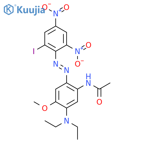 Acetamide,N-[5-(diethylamino)-2-[2-(2-iodo-4,6-dinitrophenyl)diazenyl]-4-methoxyphenyl]- structure