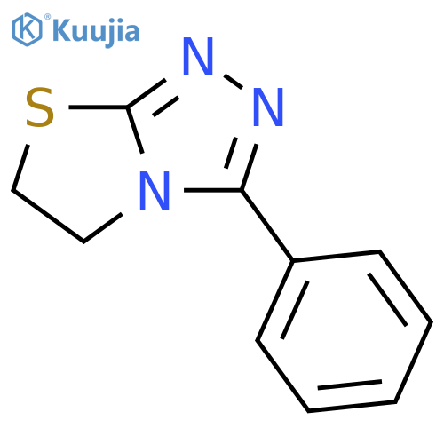 THIAZOLO[2,3-C]-1,2,4-TRIAZOLE, 5,6-DIHYDRO-3-PHENYL- structure