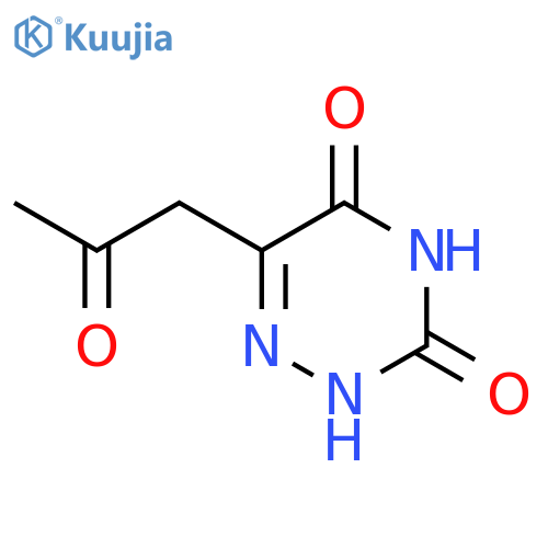 6-acetonyl-2H-1,2,4-triazine-3,5-quinone structure