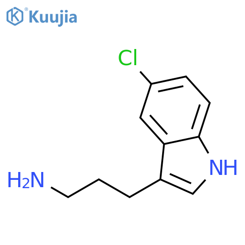 3-(5-chloro-1H-indol-3-yl)propan-1-amine structure