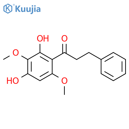 1-(2,4-Dihydroxy-3,6-dimethoxyphenyl)-3-phenylpropan-1-one structure