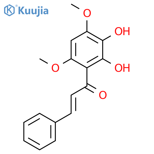 2',3'-dihydroxy-4',6'-dimethoxychalcone structure
