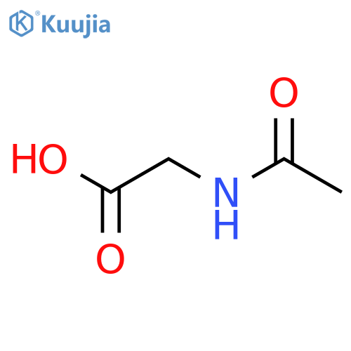 2-acetamidoacetic acid structure