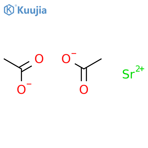 Strontium acetate structure