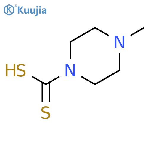 1-Piperazinecarbodithioicacid, 4-methyl- structure