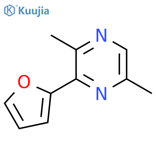 Pyrazine, 3-(2-furanyl)-2,5-dimethyl- structure