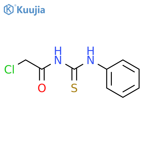 Acetamide, 2-chloro-N-[(phenylamino)thioxomethyl]- structure