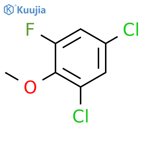 Benzene, 1,5-dichloro-3-fluoro-2-methoxy- structure