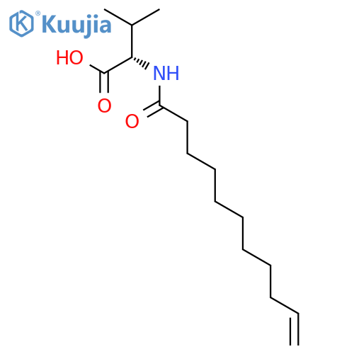 L-Valine, N-(1-oxo-10-undecenyl)- structure