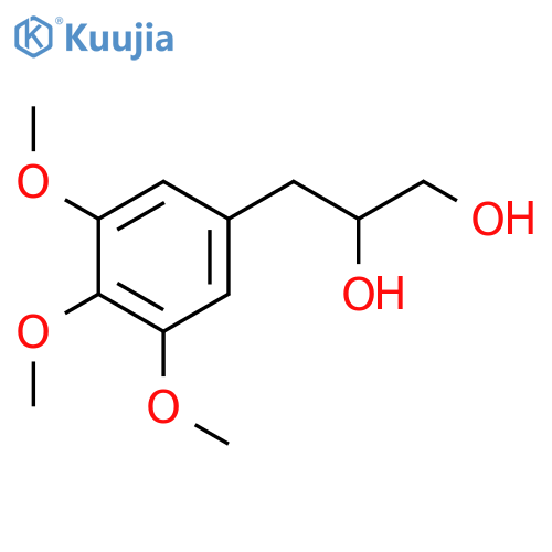 3-(3',4',5'-trimethoxyphenyl)-1,2-propanediol structure