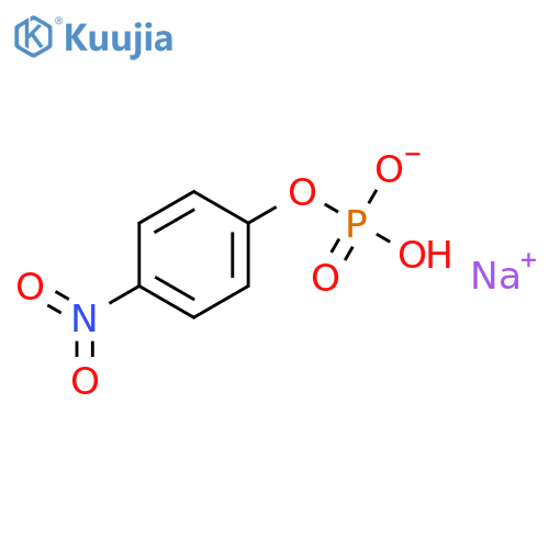 4-Nitrophenyl dihydrogen phosphate, sodium salt structure